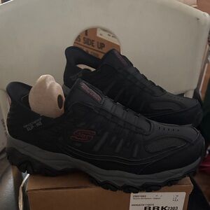 Skechers Men's “Slip-ins” Black and Gray Athletic Shoes